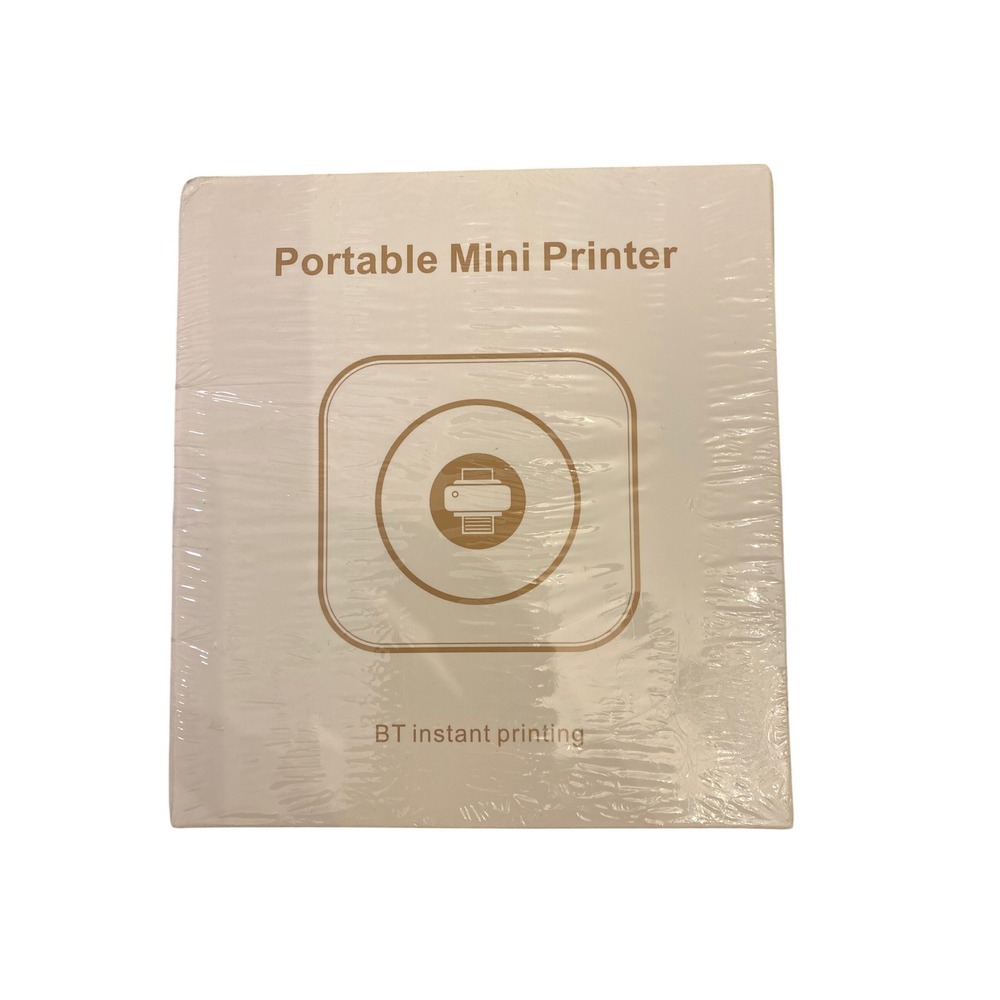 Portable Mini Thermal Printer C15 Black Bluetooth Inkless Pocket Photo Label